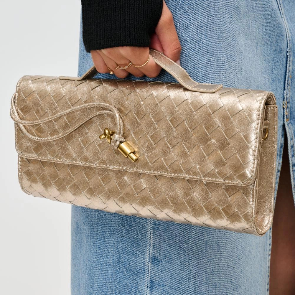 Ava Gold Clutch (Due back 5/5)
