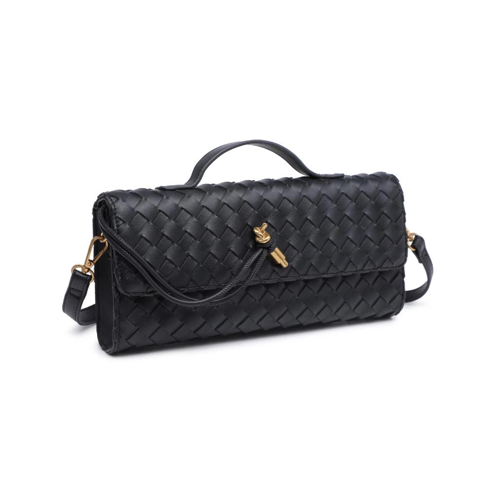 Ava Black Clutch