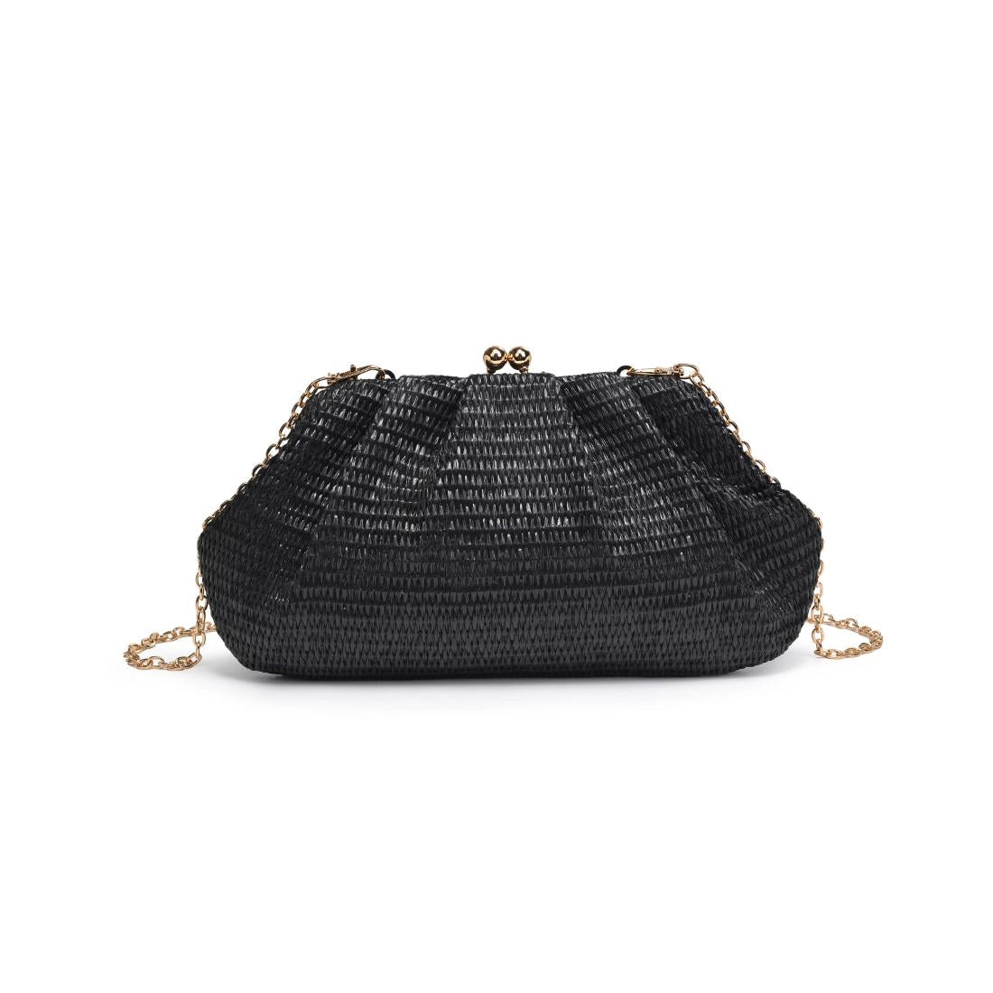 Hampton Black Clutch