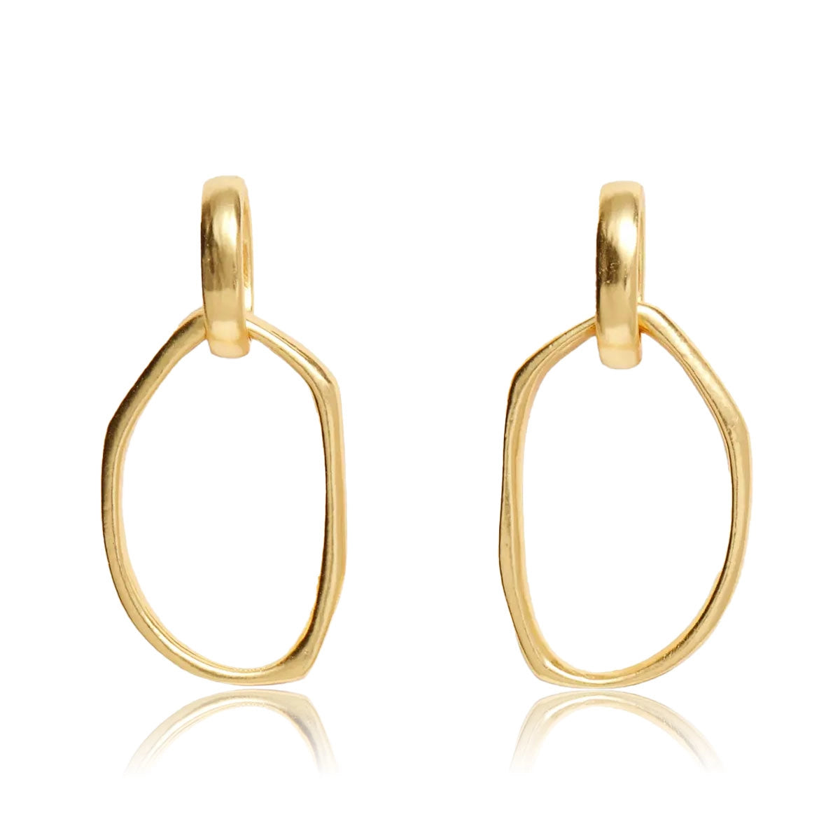 Irregular Gold Earrings