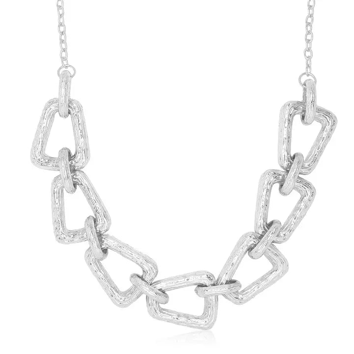 Geometric Link Necklace