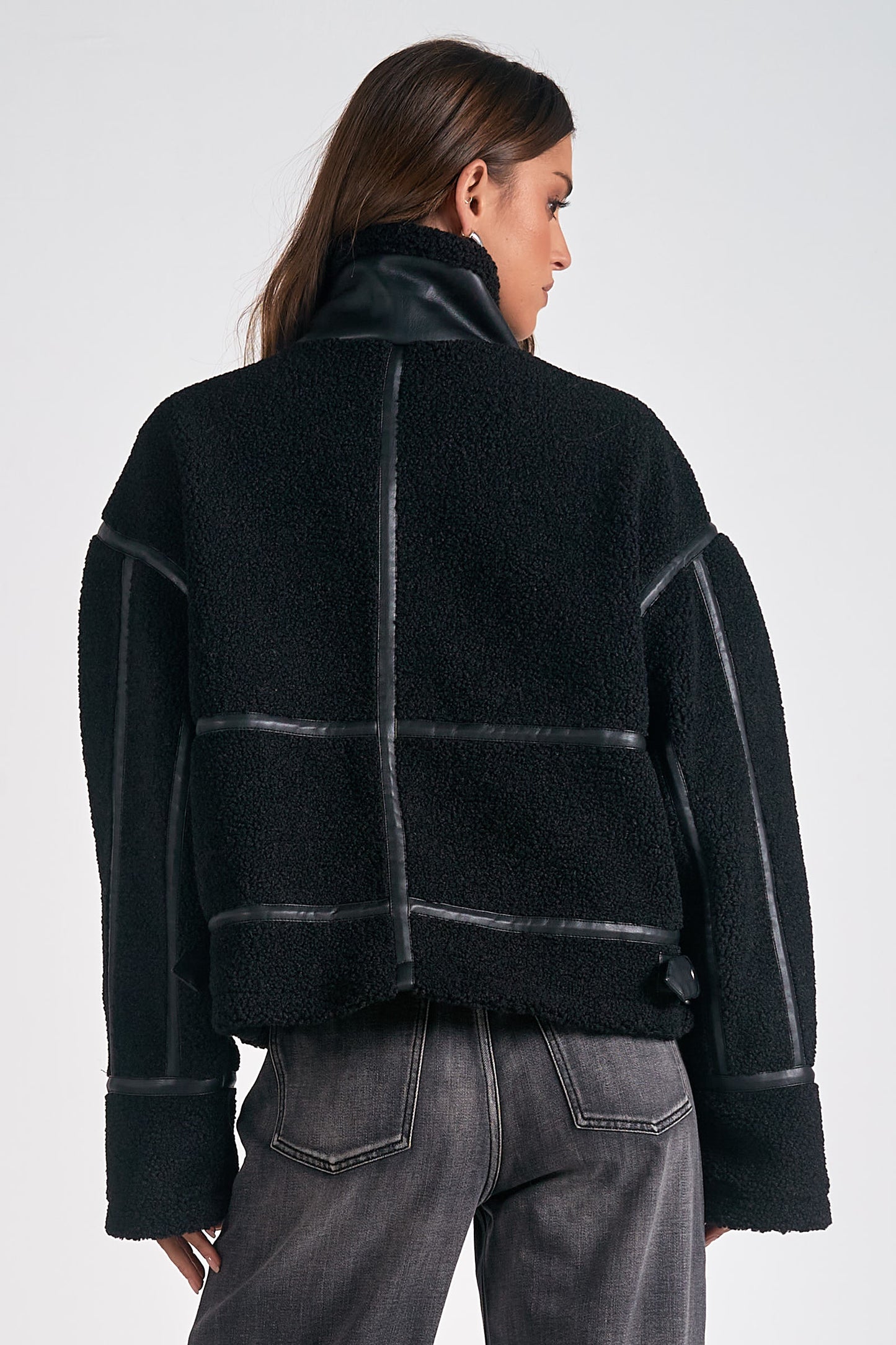 Motor Big Collar Coat