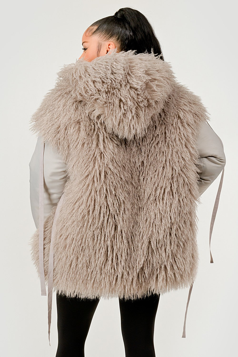 Reversible Fur Bomber