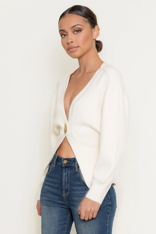 Victoria Gold Nugget Cardigan