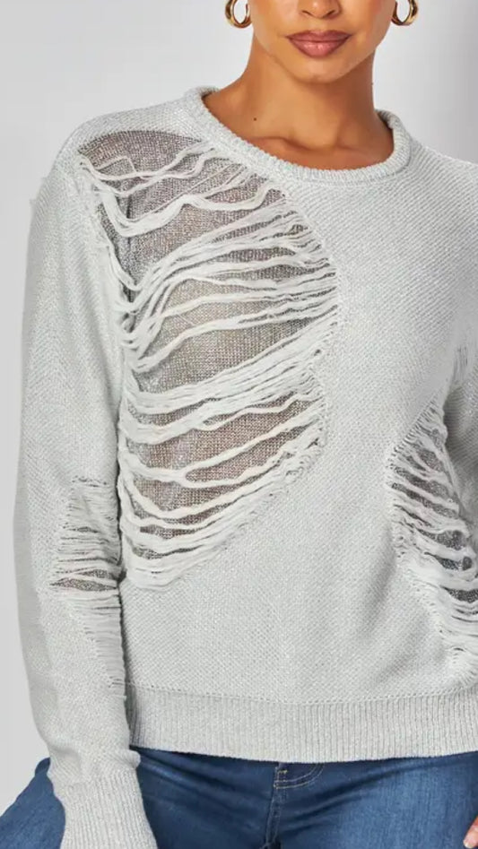 Distressed Sweater