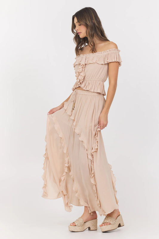 Giza Blush Skirt
