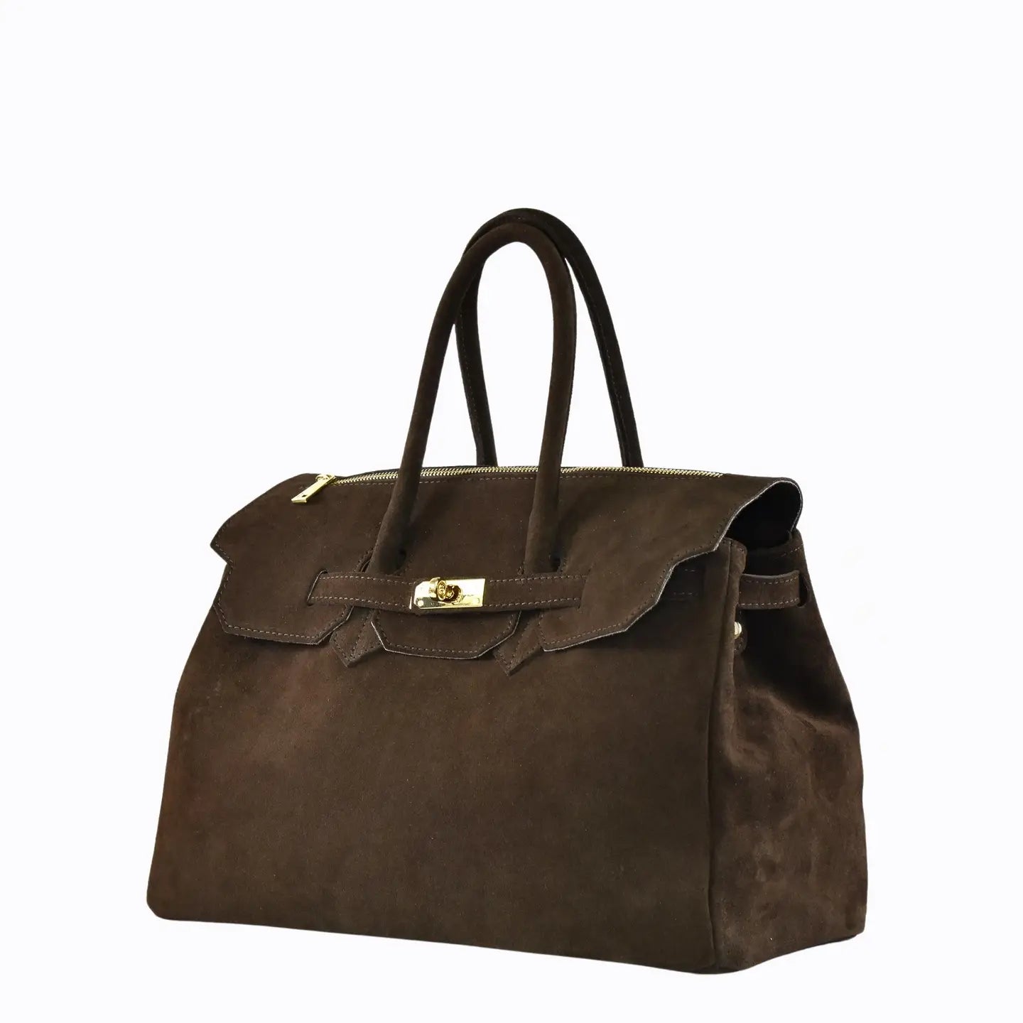 Bernkin Brown Suede Tote (pre-order)