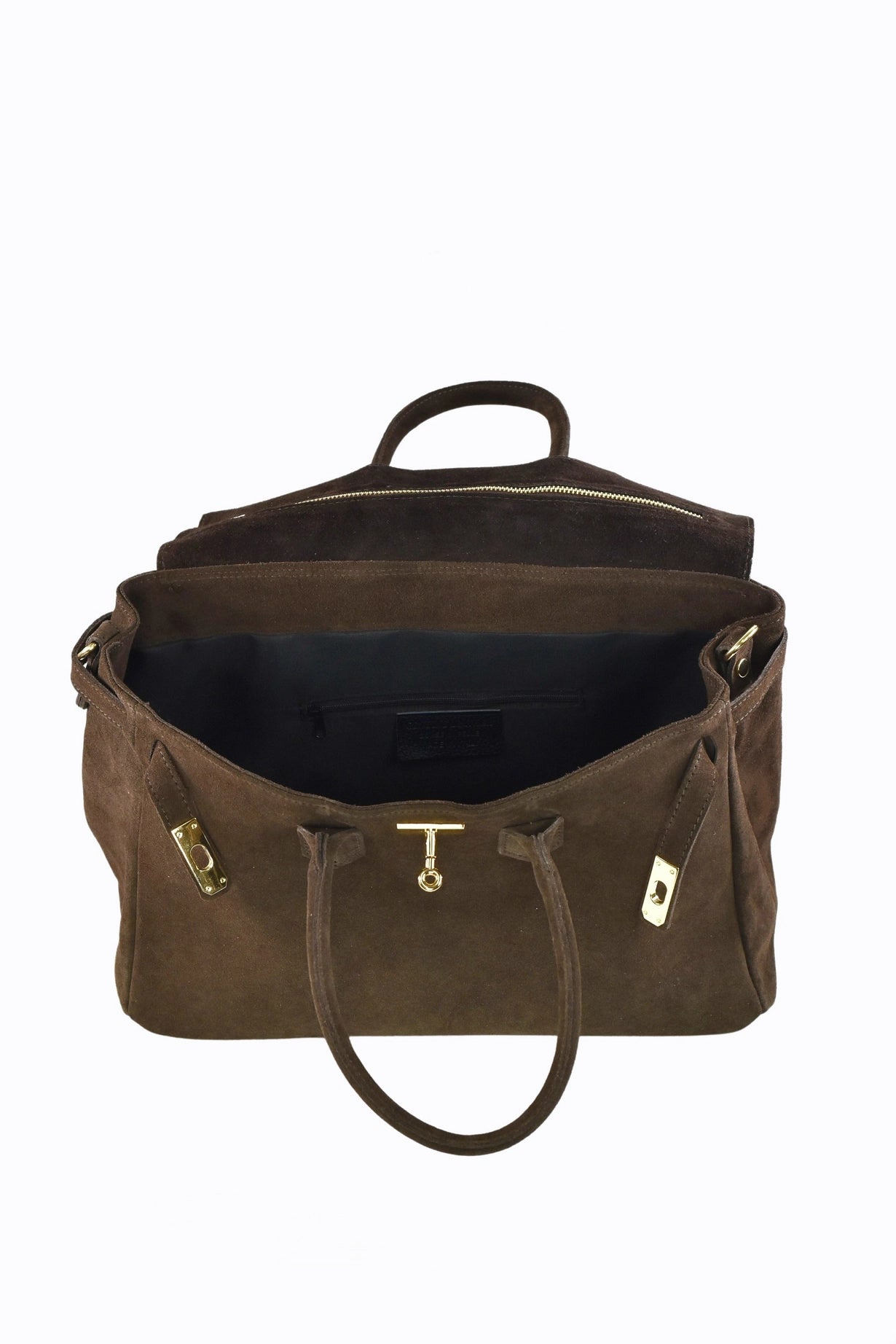 Bernkin Brown Suede Tote (pre-order)