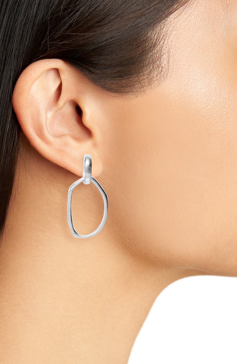 Irregular Silver Earrings