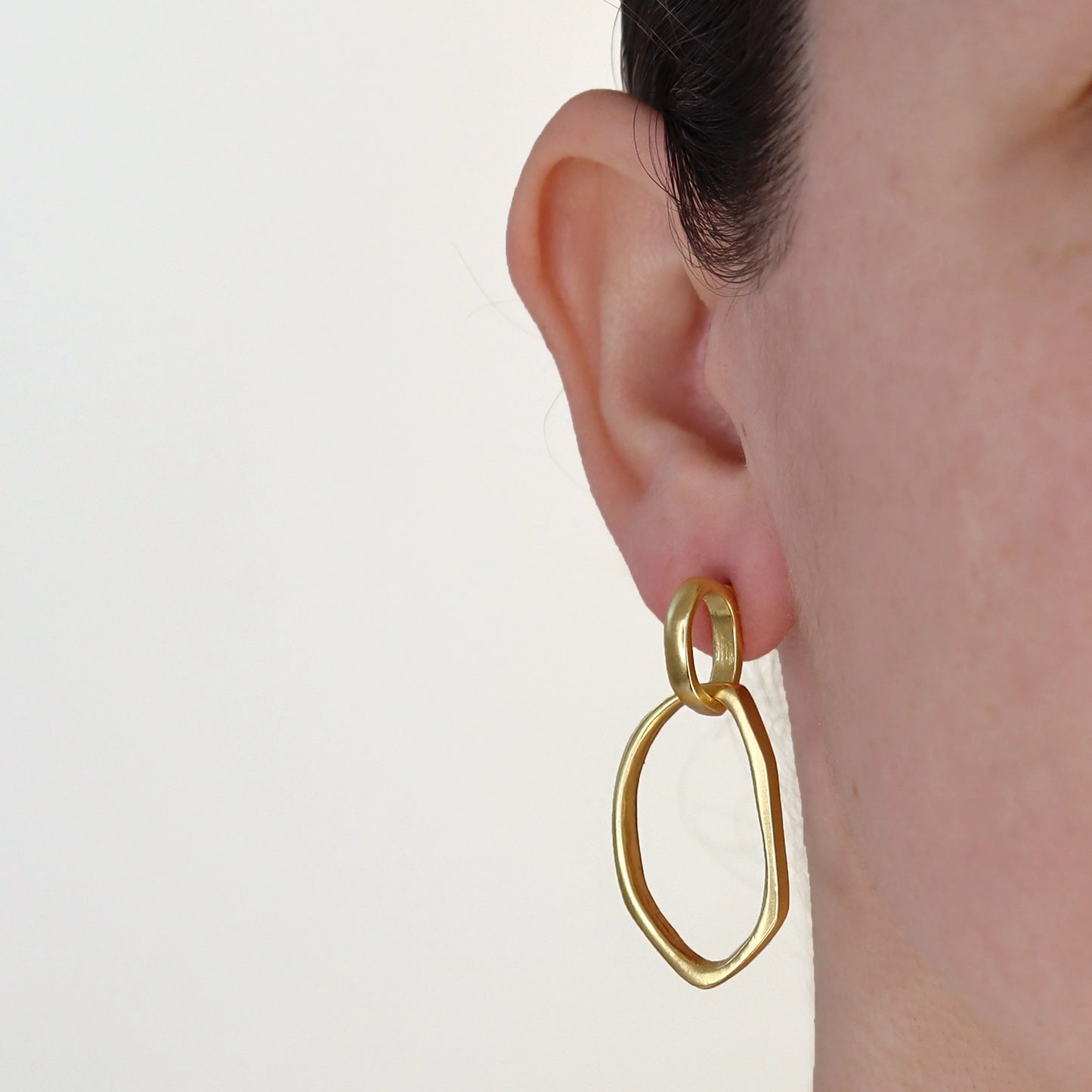 Irregular Gold Earrings